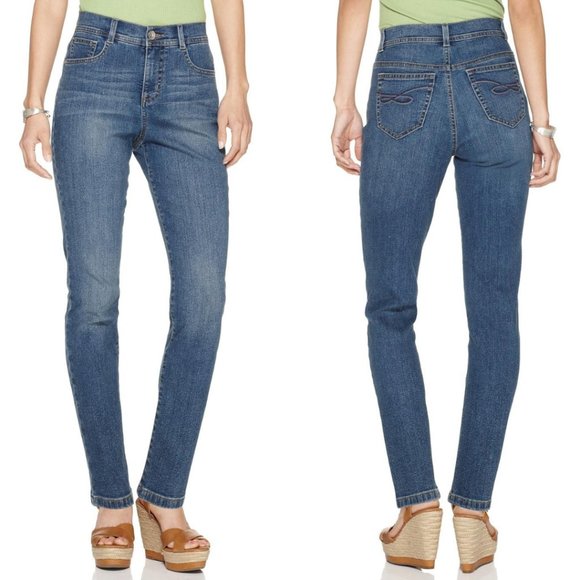 Style & Co Petite Tummy-Control Slim-Leg Jeans 4P - Picture 1 of 1